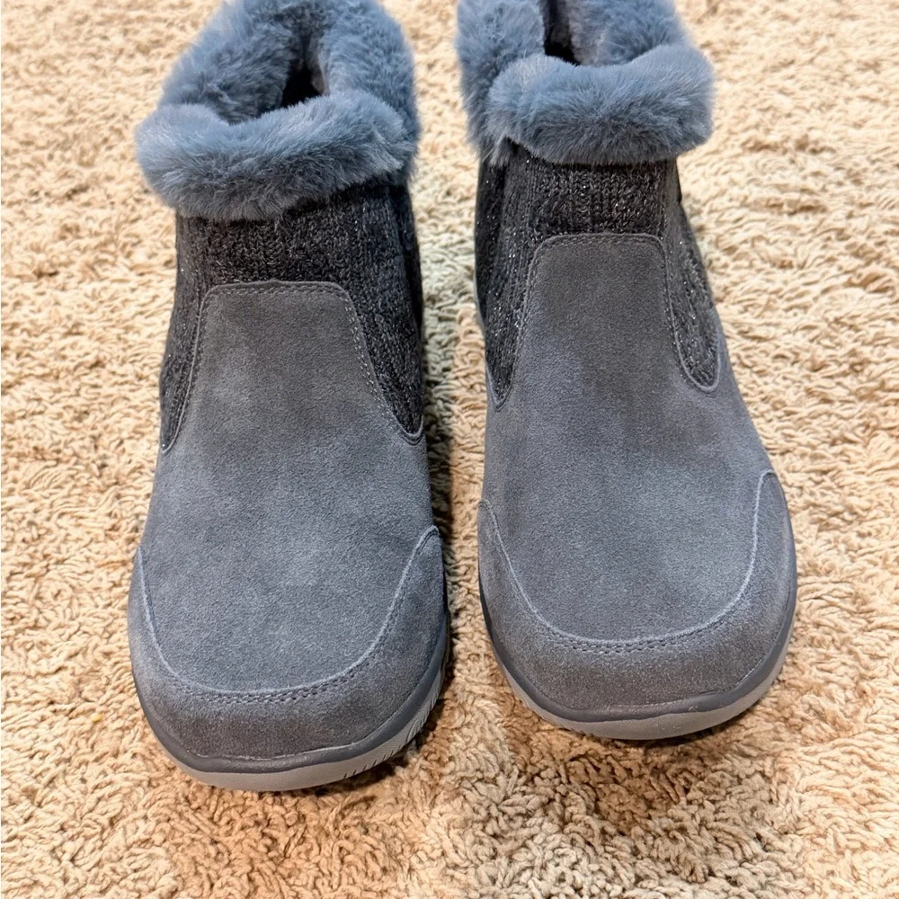 Skechers Easy Going Elemental Bliss Boots Women's 10 Grey Charcoal New